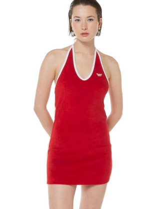 Superdry Vintage Mini Καλοκαιρινό Καθημερινό Φόρεμα Κόκκινο W8011277A-RXG
