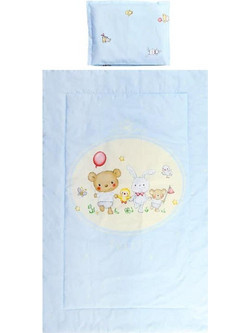 Lorelli Bear Party Σετ Κούνιας Blue 3τμχ 20800013701