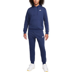 Nike Sportswear Ανδρικό Σετ Φόρμας Fleece με Λάστιχο Navy Μπλε FB7296-410