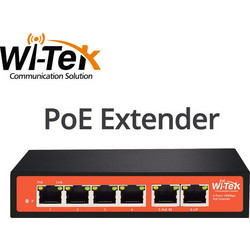 Wi-Tek WI-PE51E Unmanaged L2 Switch με 4 Θύρες Ethernet 100Mbps και 2 SFP Θύρες