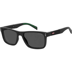 Levi's LV5059S 807/IR Ανδρικά Γυαλιά Ηλίου Τετράγωνα Κοκάλινα Μαύρα με Μαύρο Polarized Φακό