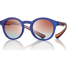 Centrostyle CS033749 087 Ανδρικά Γυαλιά Ηλίου Στρογγυλά Κοκάλινα Μωβ με Καφέ Polarized Φακό