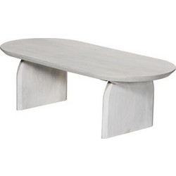 HomeMarkt Τραπεζάκι Σαλονιού Οβάλ Ξύλινο Honky HM9691