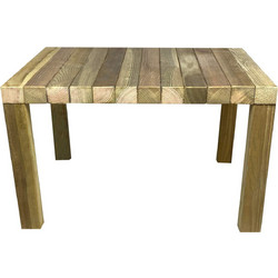 Tesias Wooden Products Ορθογώνιο Τραπεζάκι Κήπου Ξύλινο Καφέ 55x44.5x36cm 1261