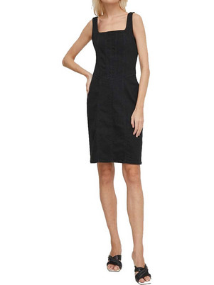 Calvin Klein Mini Καλοκαιρινό Βραδινό Φόρεμα Μαύρο J20J222659