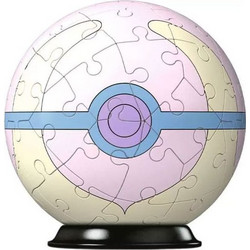 Παιδικό Puzzle Ravensburger 3D Pokemon Pokeball Heal Ball 55 Κομμάτια