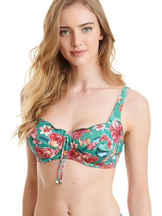 ERKA MARE Bikini Top με Ενίσχυση Floral Βεραμάν 24407