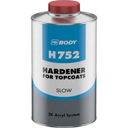 HB Body H752 Hardener for Topcoats Σκληρυντής 0.5lt