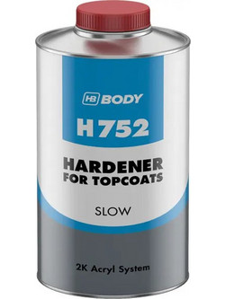 HB Body H752 Hardener for Topcoats Σκληρυντής 0.5lt