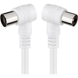 T'nB Καλώδιο Κεραίας Coax Male to Coax Female 5m White COAXMF5TNB
