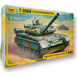 Zvezda T-80BV Russian Main Battle Tank Συναρμολογούμενο Πλαστικό Μοντέλο Τανκ 1:35