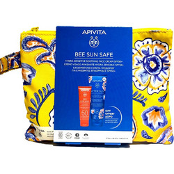 Apivita Bee Sun Safe Hydra Sensitive Soothing Face Cream SPF50 50ml + After Sun Gel 100ml