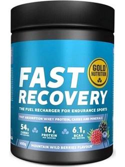 Gold Nutrition Fast Recovery Mountain Wild Berries Πρωτεΐνη Ορού Γάλακτος Όγκου 600gr