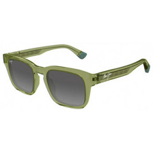 Maui Jim GS643-15 Ανδρικά Γυαλιά Ηλίου Τετράγωνα Κοκάλινα Πράσινα με Μαύρο Polarized Φακό