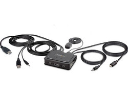 StarTech KVM Switch C2-H46-UAC-CBL-KVM HDMI USB 2.0 USB-C