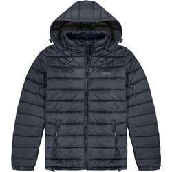 Rebase Ανδρικό Μπουφάν Χειμωνιάτικο Puffer Μπλε Navy 232.RJK.185