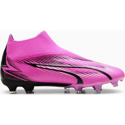 Puma Ultra Match+ FG/AG 107759-01 Ποδοσφαιρικά Παπούτσια με Τάπες και Καλτσάκι Φούξια