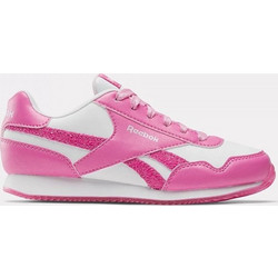 Reebok Royal CL Jog 3.0 Παιδικά Sneakers Λευκά Φούξια 100033278