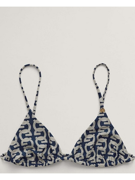 Gant Bikini Top Τριγωνάκι Navy Μπλε 3GW922414001