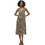 Vero Moda Josie Midi Καλοκαιρινό Καθημερινό Φόρεμα Καφέ 10303398