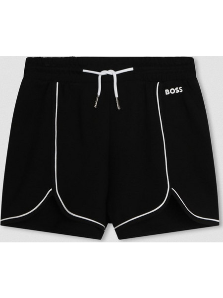 Boss Αθλητικό Παιδικό Σορτς Μαύρο J50646-09B