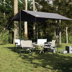 vidaXL Σκίαστρο Παραλίας Γκρι 300x294cm 94654