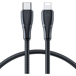 Joyroom Surpass Series Braided USB-C to Lightning Cable 20W 1.2m Black S-CL020A11B