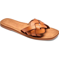Roxy Edessa Δερμάτινα Γυναικεία Σανδάλια Ταμπά ARJL200809-TAN