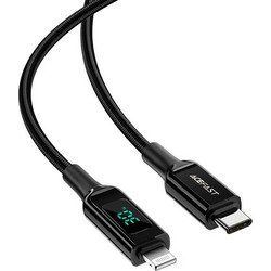 Acefast C6-01 Braided USB-C to Lightning Cable 30W 1.2m Black