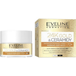 Eveline 24K Gold & Ceramides Cream 70+ 50ml