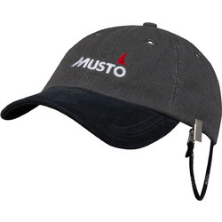 Musto Ανδρικό Καπέλο Jockey Υφασμάτινο Ανθρακί 80022-972