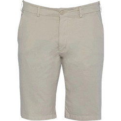 Schott Ανδρική Βερμούδα Chino Λευκή TRJO30