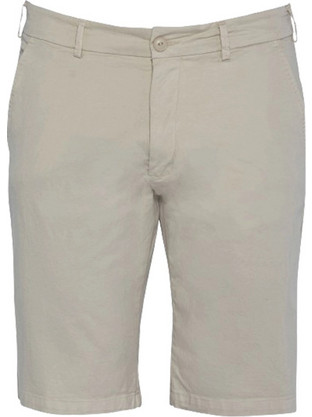 Schott Ανδρική Βερμούδα Chino Λευκή TRJO30