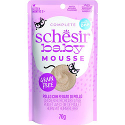 Schesir Baby Mousse Grain Free with Chicken & Liver 70gr