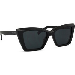 Saint Laurent SL657 001 Γυναικεία Γυαλιά Ηλίου Πεταλούδα Κοκάλινα Μαύρα με Μαύρο Polarized Φακό