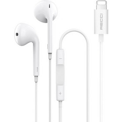 Recci REP-L28 Handsfree Earbud Lightning White