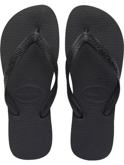 Havaianas Top Ανδρικές Σαγιονάρες Αντιολισθητικές Μαύρες 4000029-0090
