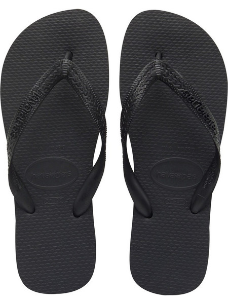 Havaianas Top Ανδρικές Σαγιονάρες Αντιολισθητικές Μαύρες 4000029-0090