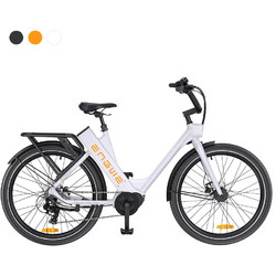 Engwe P275 ST Γυναικείο Ηλεκτρικό Ποδήλατο Πόλης 250W με 9 Ταχύτητες και Δισκόφρενα Λευκό