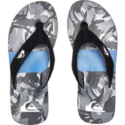 Quiksilver Molokai Layback Ανδρικές Σαγιονάρες Αντιολισθητικές Γκρι AQYL101339-XKKS