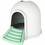 M-Pets Igloo Σπιτάκι Σκύλου Πλαστικό Λευκό Πράσινο 45.7x43x60cm