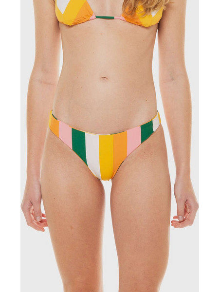 Volcom Along Those Lines Bikini Slip Πορτοκαλί Ροζ Πράσινο O2212406