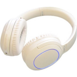 Gjby CA-039 Ασύρματα Bluetooth Ακουστικά Over Ear Μπεζ
