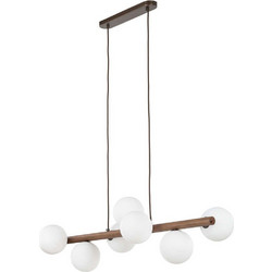 TK Lighting Estera Κρεμαστό Φωτιστικό Οροφής Ράγα Πολύφωτο Λευκό 10272