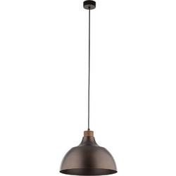 TK Lighting Cap 6926 Κρεμαστό Φωτιστικό Οροφής Μονόφωτο E27 Καφέ