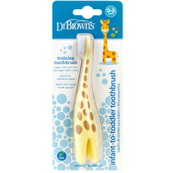 Dr. Brown's Giraffe Soft Παιδική Oδοντόβουρτσα Κίτρινη