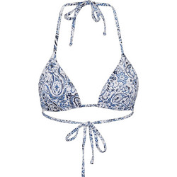Only Bikini Top Τριγωνάκι Λευκό Μπλε 15314594