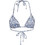Only Bikini Top Τριγωνάκι Λευκό Μπλε 15314594