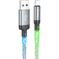 Hoco U112 LED USB-A to Lightning Cable 1m Multicolor 6931474788801