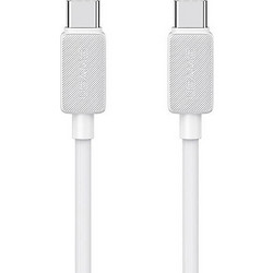 Usams SJ691 Braided USB-C to USB-C 60W 1m White SJ691USB02